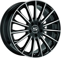 MSW 30 Gloss Black Full Polish Alufelge 19 Zoll ET50 5x112 ML73,1