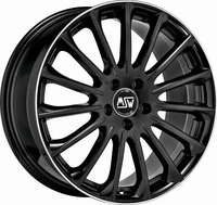 MSW 30 Gloss Black Diamond Lip Alufelge 19 Zoll ET48 5x112 ML73,1