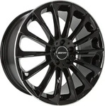 GMP Stellar Black Glossy Alufelge 17 Zoll ET45 5x112 ML66,6