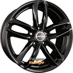 GMP Atom Glossy Black Alufelge 19 Zoll ET25 5x112 ML66,5