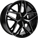 GMP Lunica Glossy Black Alufelge 19 Zoll ET58 5x120 ML65,1