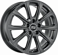 MSW 79 Full Silver Alufelge 17 Zoll ET45 5x112 ML57,1