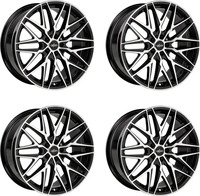 Oxigin 25 Oxcross Black Matt Alufelge 17 Zoll ET51 5x100 ML63,4