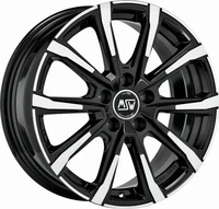 MSW 79 Gloss Black Full Polish Alufelge 16 Zoll ET45 5x108 ML63,4