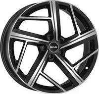 MAK Qvattro Gloss Black Alufelge 19 Zoll ET25 5x112 ML66,45