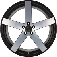 Eta Beta Uros Black Matt Full Polish Alufelge 19 Zoll ET45 5x130 ML71,6
