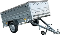 PKW-Anh&auml;nger 230x125 UNITRAILER GARDEN 230 KIPP mit Zusatzbordw&auml;nden und...