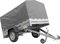 PKW-Anh&auml;nger 200x125 UNITRAILER GARDEN 201 KIPP mit grauer Hochplane
