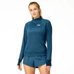 Brooks Damen Thermal Reflective 1/4 Zip XS blau