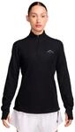 Nike Damen Trail Dri-Fit Midlayer L schwarz
