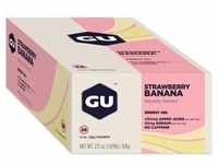 Gu Unisex Energy Gel Strawberry Banana Karton (24 x 32g)