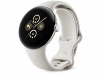 Google GA05027-DE, Google Pixel Watch 2 (LTE) Sportarmband 41mm, silber/porcelain