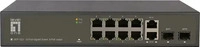 LevelOne GEP-1221, LevelOne Switch 12 Gigabit Ethernet-Ports mit 8 PoE-Ports 150W, 2