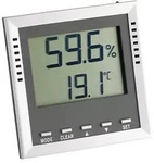 TFA 30.5010, TFA KLIMA GUARD 30.5010 Wetterstation grau, silber