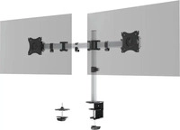 DURABLE 509523, DURABLE Monitor-Halterung Select Dual silber