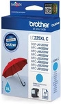 Brother LC225XLC, Brother LC-225XLC Druckerpatrone cyan 1.200 Seiten (LC225XLC)