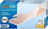 HYGOSTAR 261501-100, HYGOSTAR Einmalhandschuhe SAFE SUPER STRETCH M wei&szlig;, 100 St.