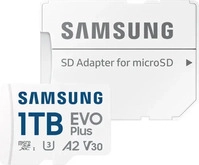 Samsung MB-MC1T0SA/EU, Samsung microSD EVO Plus (2024) mit SD-Adapter, 1 TB Samsung MB-MC1T0SA/EU, Samsung microSD EVO Plus (2024) mit SD-Adapter, 1 TB