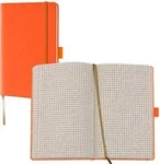Lediberg Q22 25-452, Lediberg Notizbuch ca. DIN A6 kariert, 192 Seiten