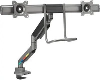 Kensington K58272WW, Kensington Monitor-Halterung SmartFit Dual K58272WW dunkelgrau