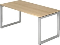 HAMMERBACHER VRS16/E/S, HAMMERBACHER h&ouml;henverstellbarer Schreibtisch VRS16/E/S eiche
