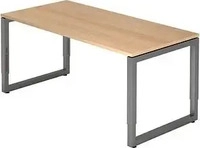 HAMMERBACHER VRS16/E/G, HAMMERBACHER h&ouml;henverstellbarer Schreibtisch VRS16/E/G eiche