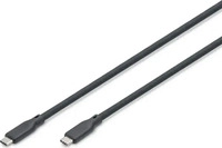 Digitus AK-300344-005-S, Digitus USB Silikon Kabel, USB 40Gbps, 0,5m, schwarz