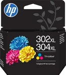 HP B7RT8AE#LS1, HP 302XL/304XL Druckerpatrone - Tri-colour B7RT8AE