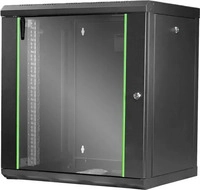Digitus DN-19 12-U-SW, Digitus 12HE 19"-Wandgeh&auml;use Unique Serie RAL 9005 schwarz