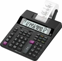CASIO HR-200RCE-W-EC, CASIO Tischrechner druckend HR-200RCE schwarz