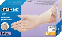 HYGOSTAR 2670-100, HYGOSTAR unisex Einmalhandschuhe GRIP wei&szlig; Gr&ouml;&szlig;e XL - 100