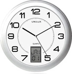 UNiLUX 100340853, UNiLUX Wanduhr Instinct, &Oslash; 30,50 cm, grau