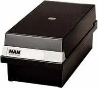 HAN 956-13D, HAN Karteikasten A6 f&uuml;r 1.300 Karteikarten schwarz