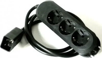 Online USV Systeme KG16A3SCH, Online USV-Steckdosenleiste 16A Kaltger&auml;teadapter mit