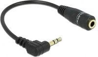 DeLock 65397, DeLOCK Kabel Audio Klinke 2,5 mm Stecker gewinkelt 3,5mm Buchse