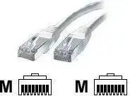 VALUE 21.99.0102, VALUE Netzwerk-Kabel 2m grau