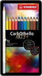 STABILO 1412-6-12, STABILO CarbOthello Kreidestifte farbsortiert, 12 St.