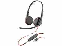 poly 209747-201, Poly Blackwire C3225 Stereo Headset On-Ear USB-A, kabelgebunden