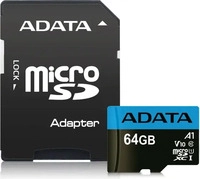 ADATA AUSDX64GUICL10A1-RA1, ADATA Premier microSDXC/SDHC UHS-I Class 10 Speicherkarte