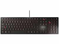 Cherry JK-1600DE-2, CHERRY KC 6000 SLIM kabelgebundene Tastatur (USB, schwarz)