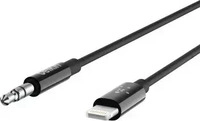Belkin AV10172BT03-BLK, Belkin - 0,9 m Kabel Lightning auf Kopfh&ouml;reranschluss -