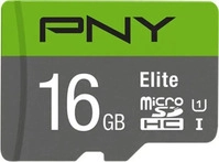 PNY P-SDU16GU185GW-GE, PNY Elite microSDHC UHS-I Speicherkarte 16 GB mit SD-Adapter