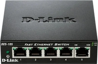 D-Link DES-105/E, D-Link DES-105/E, 5-Port Unmanaged Layer2 Fast Ethernet Switch