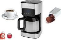 ProfiCook 501191, ProfiCook PC-KA 1191 Kaffeemaschine silber/schwarz