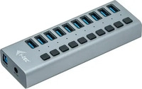 I-TEC U3CHARGEHUB10, I-TEC USB-A Charging HUB 10 Port mit externem Netzadapter 48W