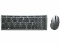 Dell KM7120W-GY-GER, Dell KM7120W Tastatur-und-Maus-Set grau kabellos, Bluetooth,