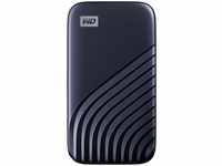 Western Digital WDBAGF0010BBL-WESN, My Passport SSD 1 TB - blau Festplatte extern,