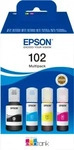 Epson C13T03R640, Epson EcoTank 102 Nachf&uuml;lltinte - 4er Multipack