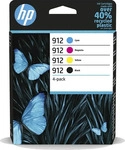 HP 6ZC74AE, HP 912 Druckerpatronen - 4er Multipack (6ZC74AE)