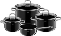 WMF 3201019232, WMF Topf-Set Silit Silargan Elegance, schwarz